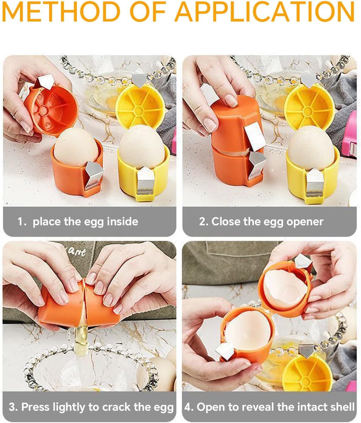 Creative Easy Egg Cracker